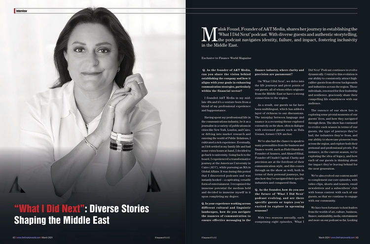 Finance World: Diverse stories shaping the Middle East